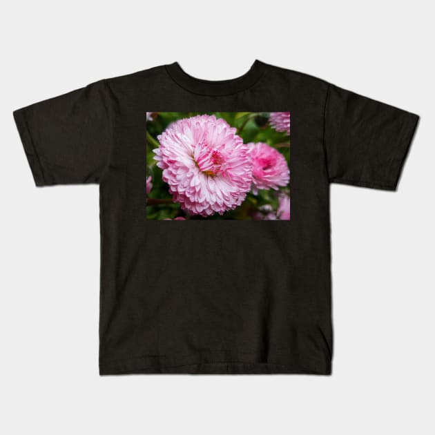 Cute pink flower Kids T-Shirt by Anastasia-03